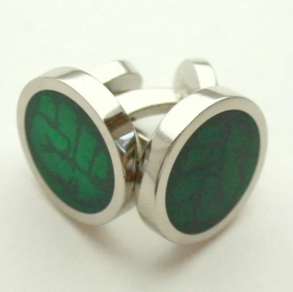 Marvel Comics Subtle Hulk Fists Smash Cufflinks New Gift Box - Picture 7 of 8